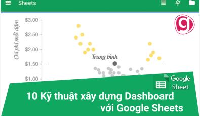 10 thủ thuật xây dựng Dashboard chuyên nghiệp với Google Sheets